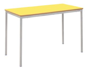 1200 x 600 Fully Welded Spiral Stacking Classroom Table thumbnail