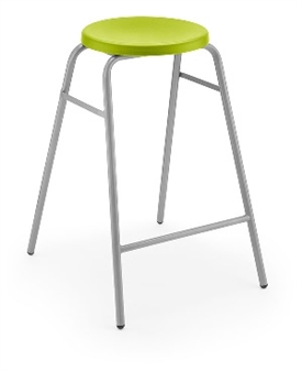 Hille Button Stool Green thumbnail