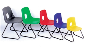 Hille E-Series Skid Base Chairs - 5 Sizes thumbnail