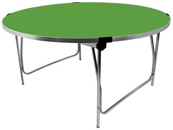 5ft Laminate Round Folding Table - Pea Green