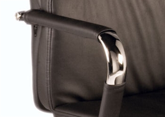 Chrome Arms & Black Arm Covers