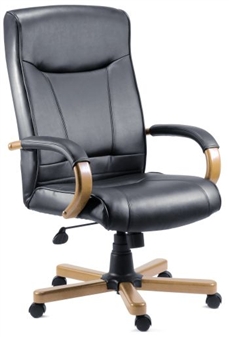 Black Leather Executive Chair