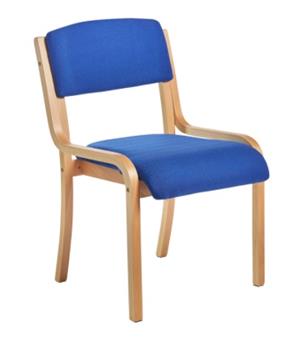 Value Woodframe Chair - Blue