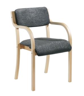 Value Woodframe Chair - Charcoal