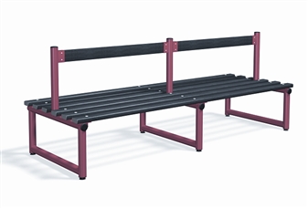 Double Sided Bench With Back Rest