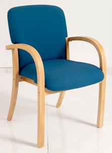 HATTON Wooden Conference/Meeting Room Chair - Vinyl
