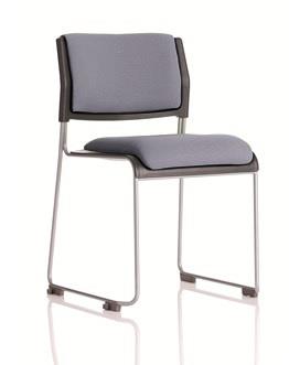 Twilight Stacking Chair With Upholstered Seat & Back