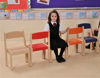 Beech Stacking Chairs