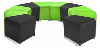 SINUOUS Vinyl Reception Seating