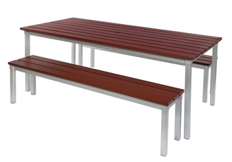 Enviro Outdoor Table + Benches