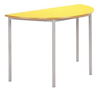 Fully Welded Semi-Circular Classroom Table