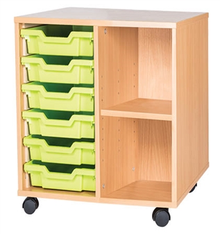 6 High 6 Tray Double Side Shelf