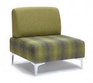 Metro Single Chair - Dual Fabrics
