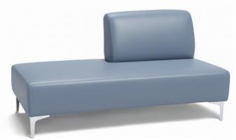 Metro Double Chair Single Back - Back On Left Side When Seated