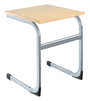 Single Cantilever Classroom Desk MDF Edge