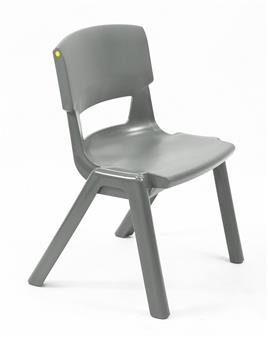 Postura Plus One-Piece Chair - Iron Grey