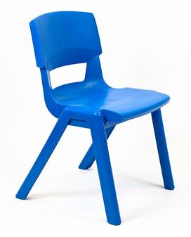 Postura Plus One-Piece Classroom Chair - Ink Blue
