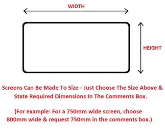 Cut-To-Size Screens - Information Required