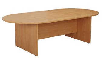 2.4m Wide Meeting Table - Beech