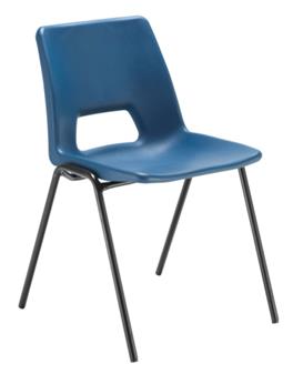 Next Day Delivery Stacking Plastic Chair - Blue