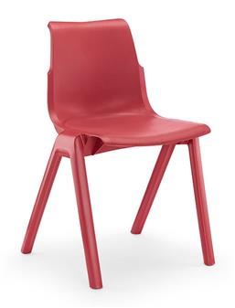 Hille Ergostak Chair - Indian Red