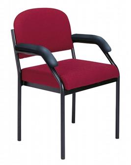 Redding Side Chair With Arms - Vinyl