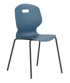 Arc 4 Leg Chair - Steel Blue