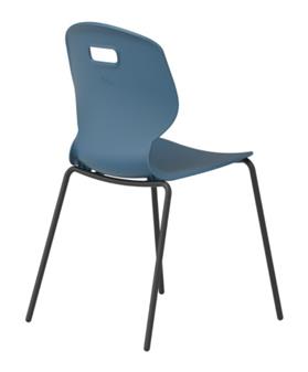 Arc 4 Leg Chair - Steel Blue 