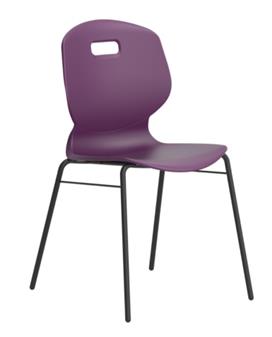 Arc 4 Leg Brace Chair - Grape