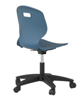Arc Swivel Chair - Blue Steel