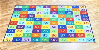 1-100 Numbers Carpet