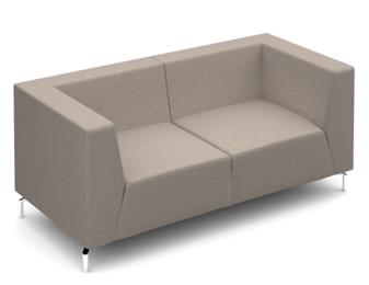 Albany Low Back 2 Seater - Fabric