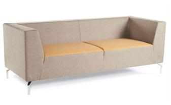 Albany Low Back 3 Seater - Dual Fabric