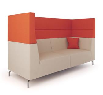 Albany High Back 3 Seater - Dual Fabric