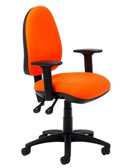 Oval Office Operator Chair With Adjustable Arms
