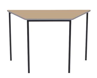 Fully Welded Trapezoid Classroom Table Cast PU Edge