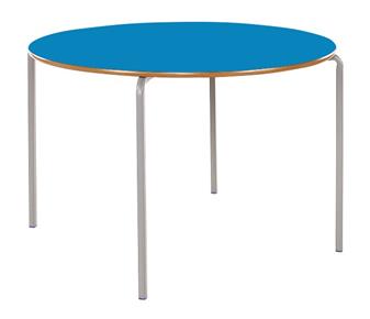 Crushed Bent Circular Classroom Table MDF Edge 