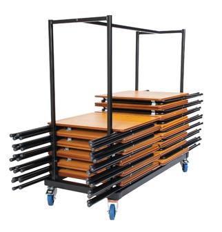Horizontal Desk Storage Trolley - Up To 40 Desks