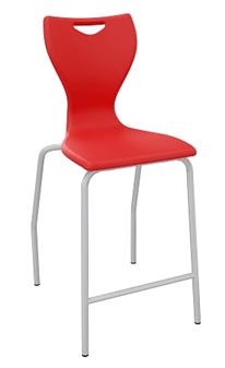 EN Classic High Poly Chair - Poppy Red