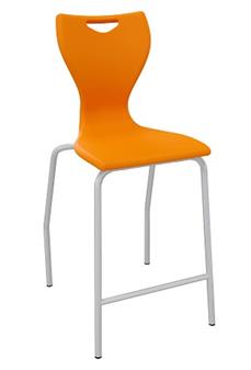 EN Classic High Poly Chair - Mandarin Orange