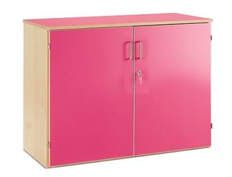 Bubblegum Cupboard MAP750C 2 Adjustable Shelves Pink