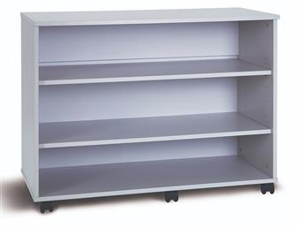 Premium Grey Mobile Bookcase 789mm High
