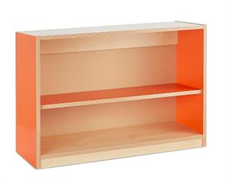 Bubblegum Tangerine 600mm High 1 Fixed Shelf