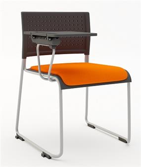 Twilight Chair With Writing Tablet - Upholstered Seat Only - Fabric