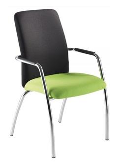 Venus 4 Leg Chair Full Back - Dual Upholstery