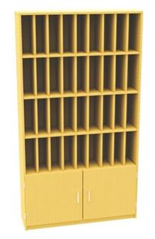 Post Room Pigeon Hole Shelving Unit - 36 Spaces