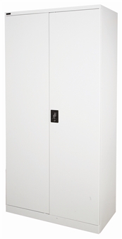 2m Grey Stationery Storage Cupboard