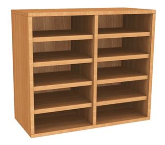 Wall Mounted 10 Pigeon Hole Unit