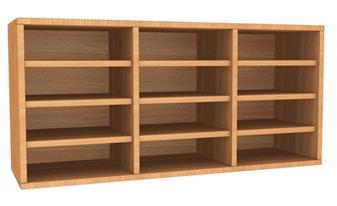 Wall Mounted 12 Pigeon Hole Unit