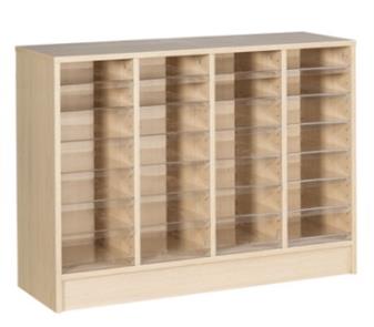 28 Space Quad Column Pigeonhole Cabinet